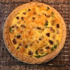 Weeknight Sausage, Spinach, and Swiss Quiche